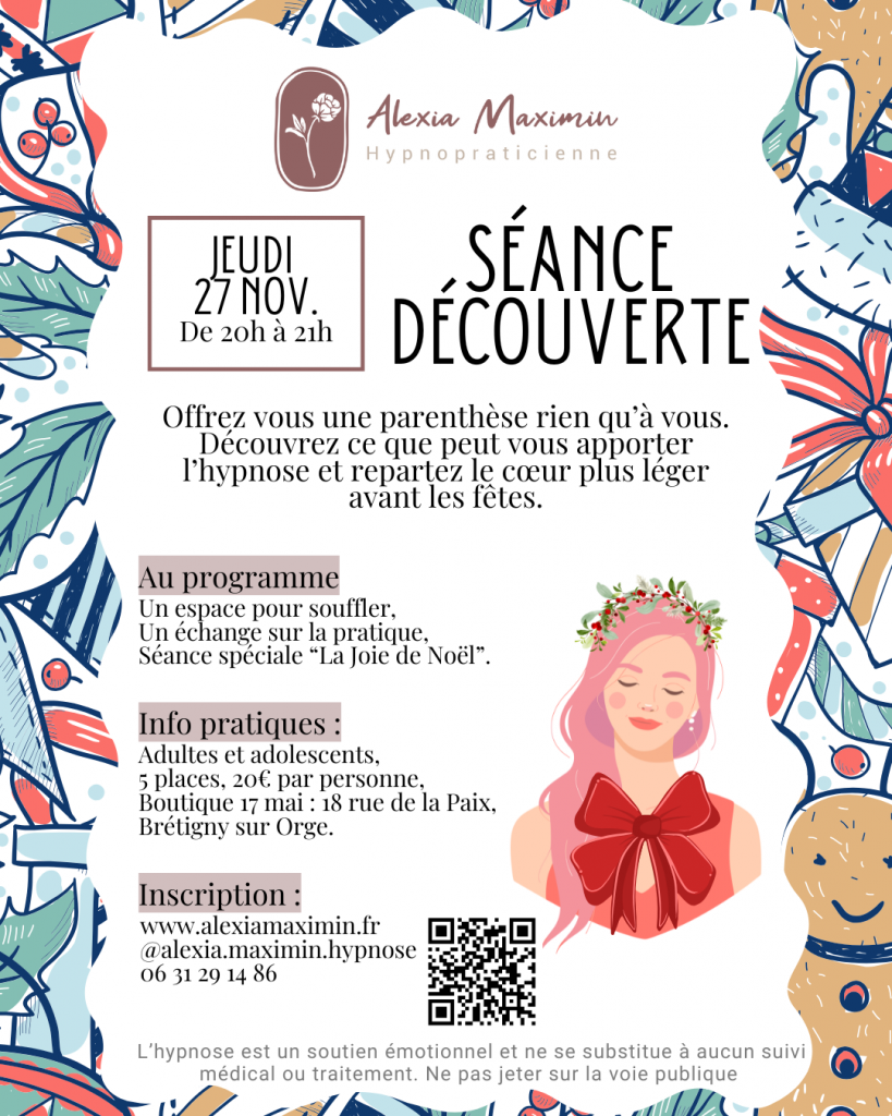 séance découverte hypnose joie